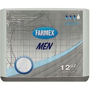 Farmex Man incontinentie-inlegzolen voor mannen, gemiddeld absorptievermogen, niveau 1-12 stuks