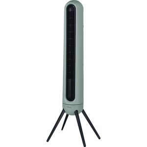 Ardes AR5T1001 Rocket Digitale torenventilator met 2 sets verwisselbare poten voor dubbele hoogte en afstandsbediening met 9 uur timer, led-display, saliegroen