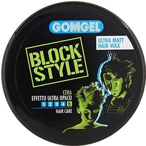 GOMGEL Block Style Extreme Hold Styling Wax, 100 ml