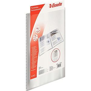 ESSELTE Documentenmap met personaliseerbaar deksel, PPL, 10 enveloppen, transparant – 395470040