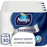 5x Nalys Excellence Maxi-Vel Toiletpapier In Papieren Verpakking 5-Laags 6 stuks