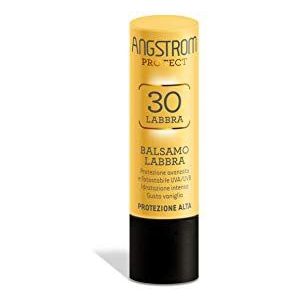 Angstrom Protect Baume à lèvres, protection solaire 30 avec action Hydratante, goût vanille - 6 paquets de 5 ml