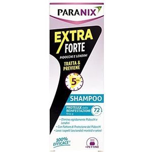 Paranix Extra sterke shampoo behandeld en voorkomt luizen en neten in 5 minuten, meerkleurig, 200 ml