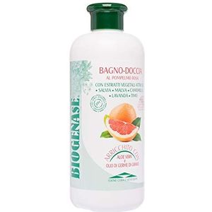 Biogenase - Douchegel Met Roze Grapefruit - Natuurlijke Body Wash Verrijkt Met Aloë Vera En Tarwekiemextracten - Hydraterende, Ontspannende En Kalmerende Badgel - Parabens Free - 500 ml