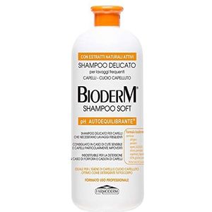 Bioderm Soft Shampoo voor gevoelige leershampoo, anti-roos en seborrhen-dermatitis, hydraterende shampoo bij veelvuldig gebruik, zonder parabenen, 1000 ml