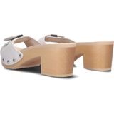 Scholl - Pescura Ibiza - Slipper - White - 100% Leer - Verstelbare Gesp