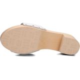 Scholl - Pescura Ibiza - Slipper - White - 100% Leer - Verstelbare Gesp