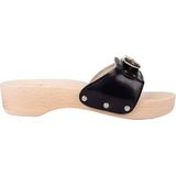 Scholl Slipper Pescura Heel Zwart