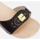 Scholl Slipper Pescura Heel Zwart