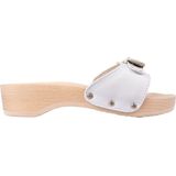 Scholl Pescura Heel Sandalen wit Leer - Dames