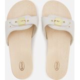 Scholl Pescura Heel Sandalen wit Leer - Dames