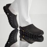 Scholl - Evoflex - Klomp - Geel Blauw - Antibacteriële Voering