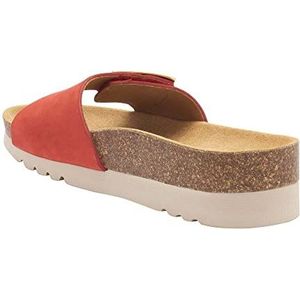 Scholl Monterey Mule Damessandalen, Rood, 36 EU