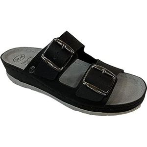 Scholl Aberdeen, damessandalen, zwart, 41 EU, zwart.