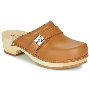 Klomp Scholl Women Pescura Clog 50 Cognac-Schoenmaat 39