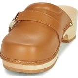 Klomp Scholl Women Pescura Clog 50 Cognac