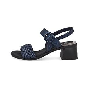 SCHOLL Promenade Navy Blue Sandalen Dames hak, Navy Blauw, 38 EU