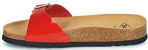 Scholl - Estelle - Instapper - Rood - Lak - Softstep Voetbed