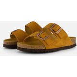 Scholl - Josephine - Slipper - Brown - 100% Suède - Comfortabel Voetbed