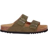 Scholl - Josephine - Slipper - Khaki - Suède - Rubber
