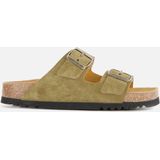 Scholl - Josephine - Slipper - Khaki - Suède - Rubber