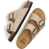Scholl - Josephine - Slipper - Beige - 100% Suède - Comfortabel Voetbed