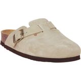 Scholl - Fae - Damesslippers - Beige - Suède - Ergonomisch Voetbed