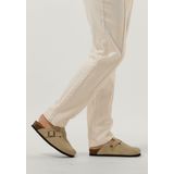 Scholl - Fae - Damesslippers - Beige - Suède - Ergonomisch Voetbed