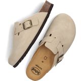 Scholl - Fae - Damesslippers - Beige - Suède - Ergonomisch Voetbed