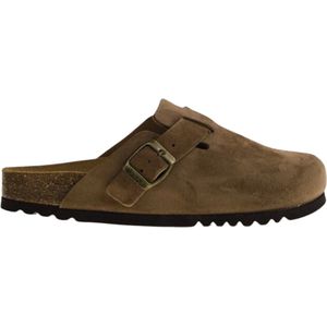 Scholl - Fae - Klomp - Taupe - 100% Suède - 100% Rubber