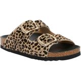 Scholl - Noelle Printed Leather - Slipper - Leopard - Leer