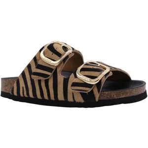 Scholl Noelle Print Led Slippers - Dames - Beige