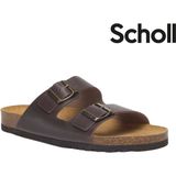 Scholl - Julien - Slipper - Coffee - Leer