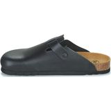 Scholl - Olivier - Klomp - Zwart - Leer - Ergonomisch Voetbed