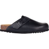 Scholl - Olivier - Klomp - Zwart - Leer - Ergonomisch Voetbed