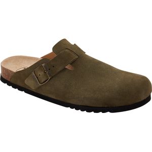 Scholl - Olivier - Klomp - Khaki - Suède - Open Hiel