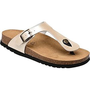 Scholl Nicole, damessandalen, blauw metallic, 38 EU, Blauw Metallic, 38 EU