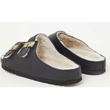 Scholl - Kim - Medische Klomp - Zwart - Leer