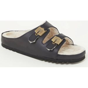 Medische Klomp Scholl Women Kim Leather Black