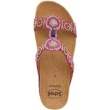 Scholl - New Bogota Wedge - Slipper - Roze - Satijn - Kralen