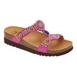 Scholl - New Bogota Wedge - Slipper - Roze - Satijn - Kralen