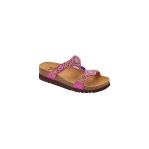 Scholl - New Bogota Wedge - Slipper - Roze - Satijn - Kralen