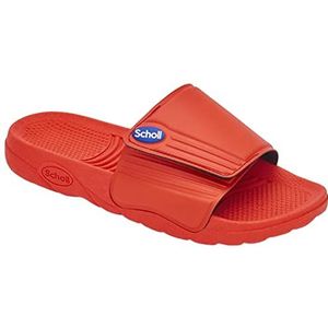 Scholl Nautilus Slide sandalen voor dames, Rood, 37 EU