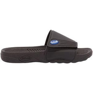 Scholl Nautilus Pvc Unisex Slipper - Zwart - Maat 38