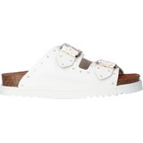 Scholl - Beatriz - Slipper - Wit - Leer - EVA Zolen