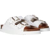 Scholl - Beatriz - Slipper - Wit - Leer - EVA Zolen