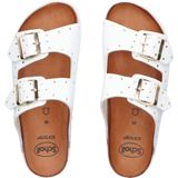 Scholl - Beatriz - Slipper - Wit - Leer - EVA Zolen