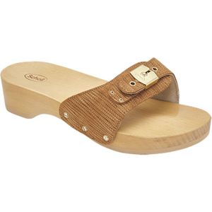 Scholl - Pescura Heel - Slippers - Bruin - Gezondheidsslippers