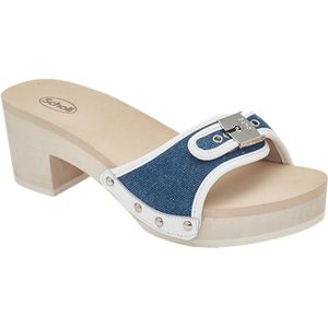 Scholl - Pescura Ibiza Slippers - Blauw - Gezondheidsslippers