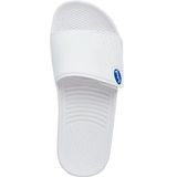 Scholl - Nautilus - Slipper - Wit - 100% PVC - Klittenbandsluiting